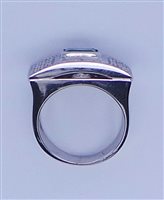 Anello Guerretta Gioielli Donna in Oro bianco Smeraldo 1.15 Ct 452GUE-14 - 452GUE-14